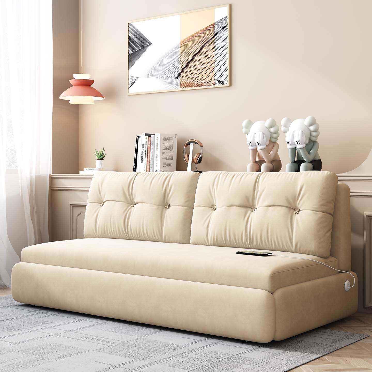 可折叠沙发床人两用20合2式5WTB新款小户型客厅无扶手抽拉二一体