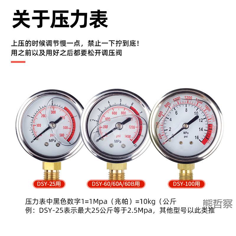 一体式电动试压泵DSY60测试水管管道地暖水压全铜泵头高压打压泵