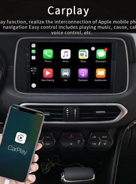 Linu导x车机无PPH线crplay航9寸0寸a通用导1航carplay导航一体机