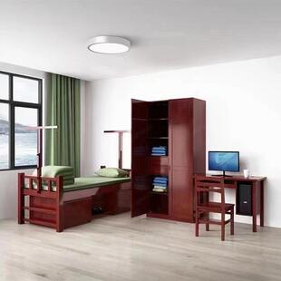 实标准制式家具无品牌/铺单人床实公寓宿舍木床木营房营具上下双