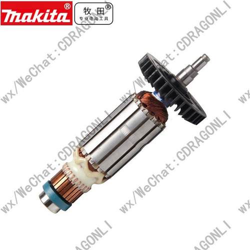 Maita/牧田849角磨机523nb转子51n8835-0电机9525b马达零k件配件