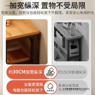 边小窄桌床墙边墙窄夹架缝柜卧室床尾置物落地收纳柜靠一字G733A1