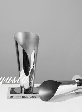 简约现代几客厅茶餐桌吧件台墅柜别插干花瓶花器样板JVF软装饰品