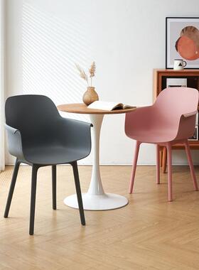 欧式轻奢椅办子餐桌椅家用加饭ZG-71771餐厚塑料靠背椅子店餐厅椅