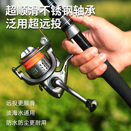 卡斯丁官网小高尔夫二代纺车轮超远投全金属微物路亚浅线杯国产打