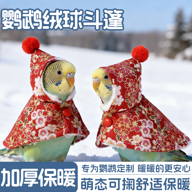 鹦鹉披风斗篷鸟衣服加厚保暖外出服冬天宠物虎皮玄凤牡丹装饰用品,宠物/宠物食品及用品,鸟禽其他,淘宝优惠券,粉丝福利购,淘宝优惠卷