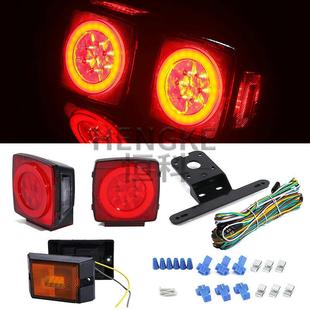 ebay防水尾灯新款 转向刹车尾灯LED卡车尾灯拖车套件QT