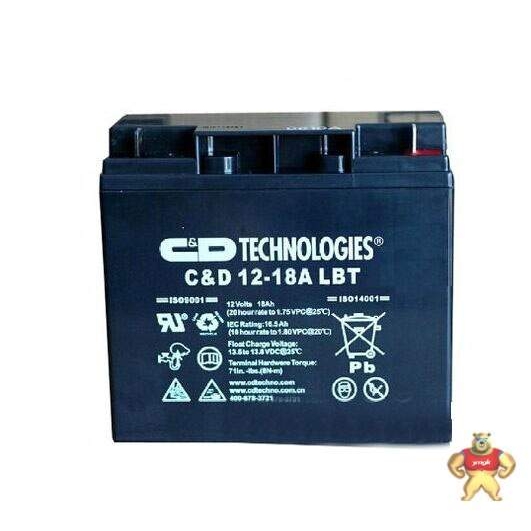 大力神蓄电池C&D 12-18A LBT 12V18ah 西恩迪蓄电池