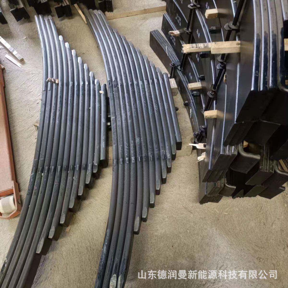 适用于豪沃前四后八钢板总成豪沃重卡配件加厚豪沃钢板后钢板总成