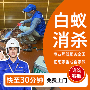 同城白蚁防治上门除白蚁门框木地板白蚁消杀除虫专业全屋治理蚂蚁