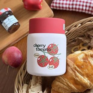 番茄口袋200ml保温杯女生高颜值迷你小巧316不锈钢水杯口袋杯子