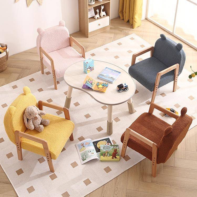 童沙发男孩孩卡通可爱座椅女阅发读角宝宝看书儿懒人沙公主沙INA