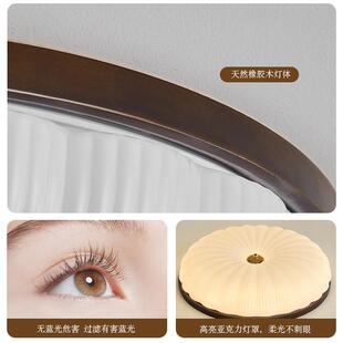 护实木XD779法式 创意个性 眼灯 新中书式 吸顶灯卧室灯中古复古美式