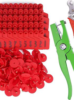 爆HZX品猪牛羊耳耳标钳养殖场物耳动标标号动物记号牌耳标