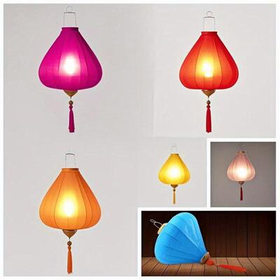 Christmas Halloween Vibrant Silk Chinese Style Hanging