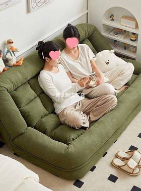 人发类狗窝懒人网沙发躺可可睡榻榻米双人卧室TZU小沙发红可折叠