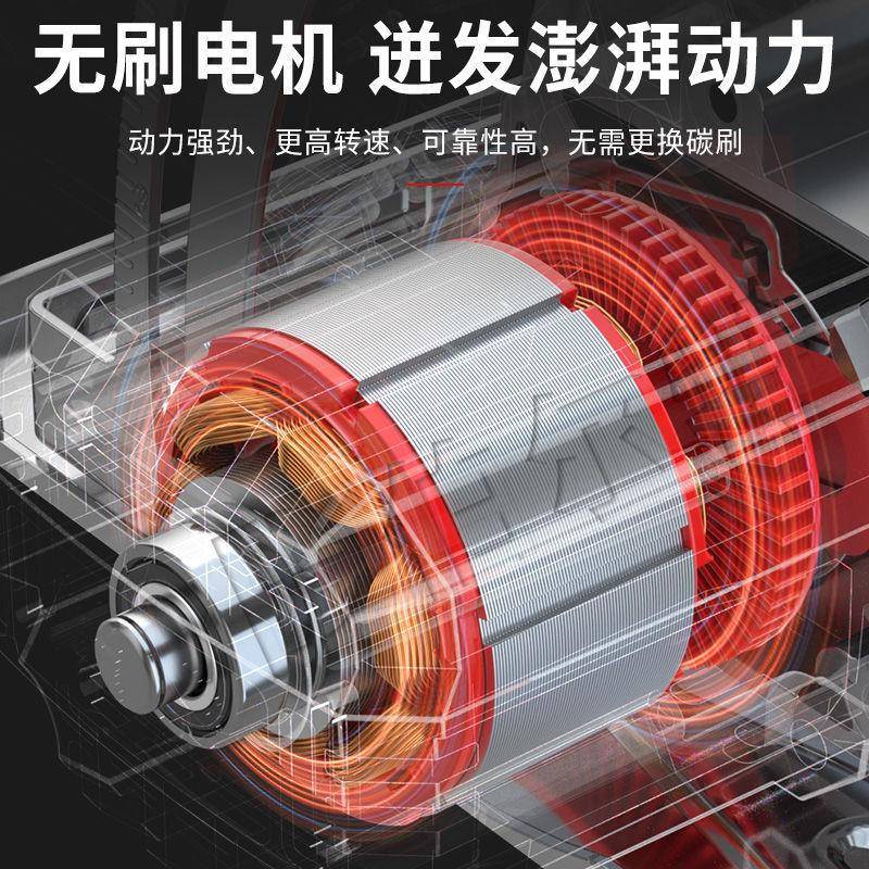 无刷锂电多圆锯充电式5云石切割机KFY功能5电寸.5寸木工电动手提