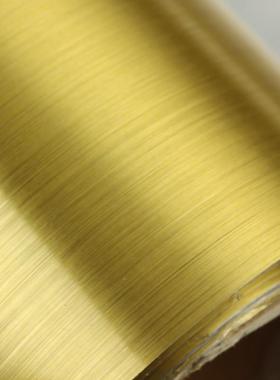 1.27*30m背胶拉丝牌CUS金色胶片水性喷堂墨剂铜板画中画胸牌标弱