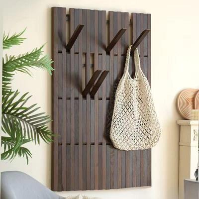 实木钢琴键入挂衣后私架户门挂衣板创意小户型节省空间衣帽架OCO