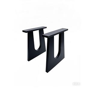 实木茶桌撑脚支架U型腿岛台桌BJZ腿诧寂餐脚桌大板桌桌支脚桌架