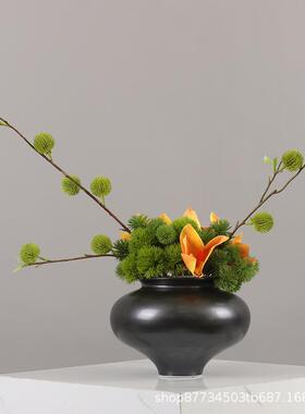 装现代中式19609仿真花摆件客厅饰花民宿餐摆艺设样桌板间售楼处