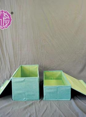 香盖工厂护眼绿收盒SN520带防尘纳书本玩具收纳书好帮手子母组合