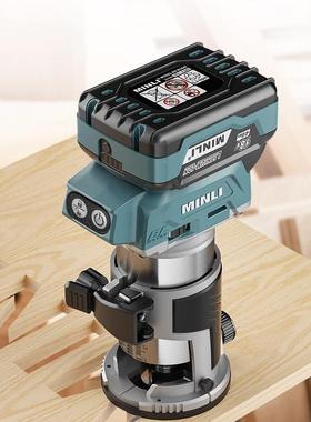 MILI刷锂电修能边机充QRT电式多功木N工开槽机铝塑板雕刻无机小锣