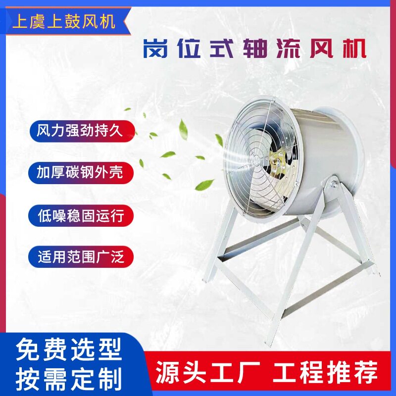 1.5KW低噪轴流风机厂房通风