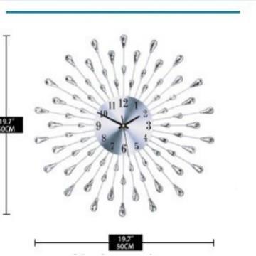 爆款15英寸创挂BF38024意铁约艺钟简钟表客静音时厅钟支持