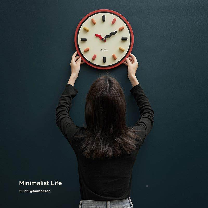 wMAC0140oz屋准免打孔钟o表挂钟客厅家用2025o新款m创意墙面装饰