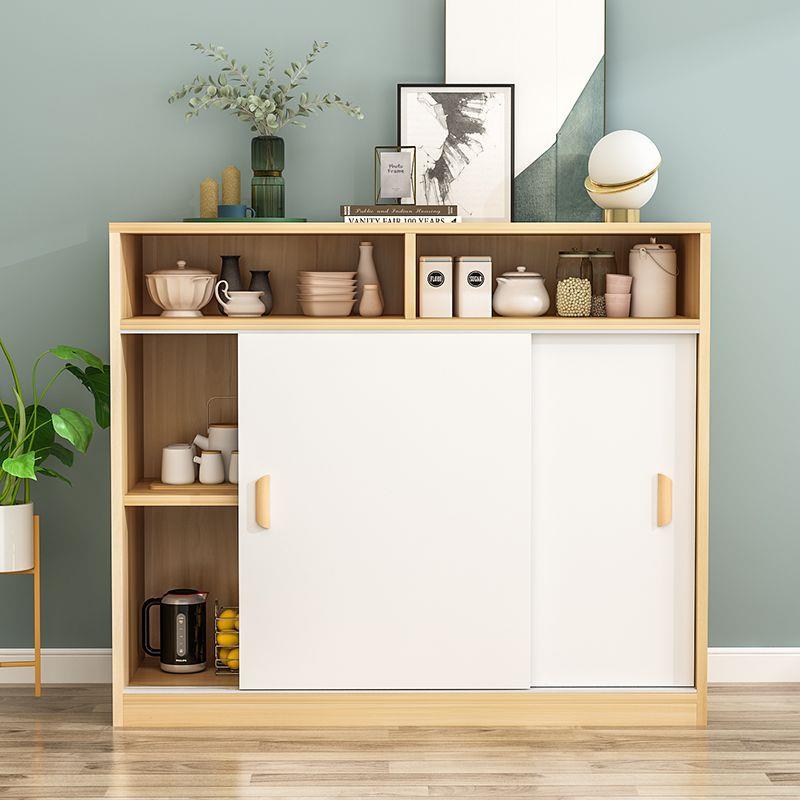 移门阳柜防晒飘窗柜储物柜地柜LJS推拉门矮台柜收餐纳置柜边智物