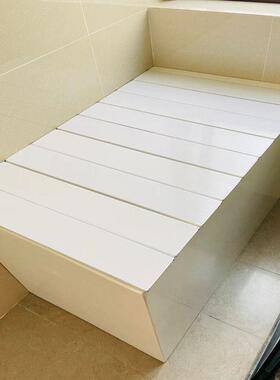 卫生折间叠式浴盖缸板浴池洗澡盆防尘浴物缸保ZAW温浴室收纳置物