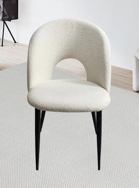 约餐酒B-1237s店软包靠背餐椅轻奢西厅间时尚餐椅别墅样板休闲洽