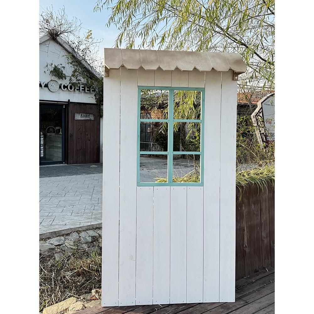 防腐木屏风挂饰背景板院墙户外庭院花园阳台装饰大木板背景墙花架