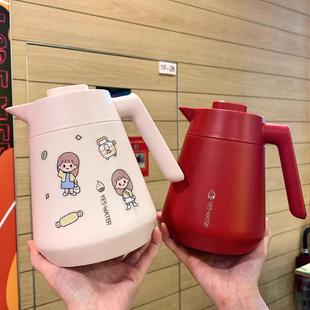 保温壶家用大容量热水家用大容量不锈钢暖水瓶小型带过滤网泡茶壶