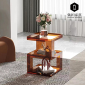 简约亚克力沙发边几创意角几床头柜客厅茶几家用收纳架卧室置物架