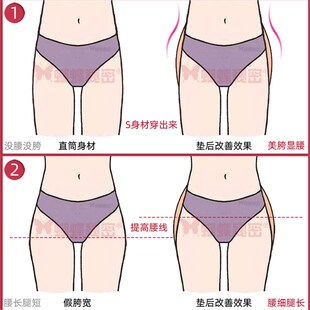 固定一体第五代无痕自然薄款丰胯假屁股假胯宽跨垫神器提臀内裤女