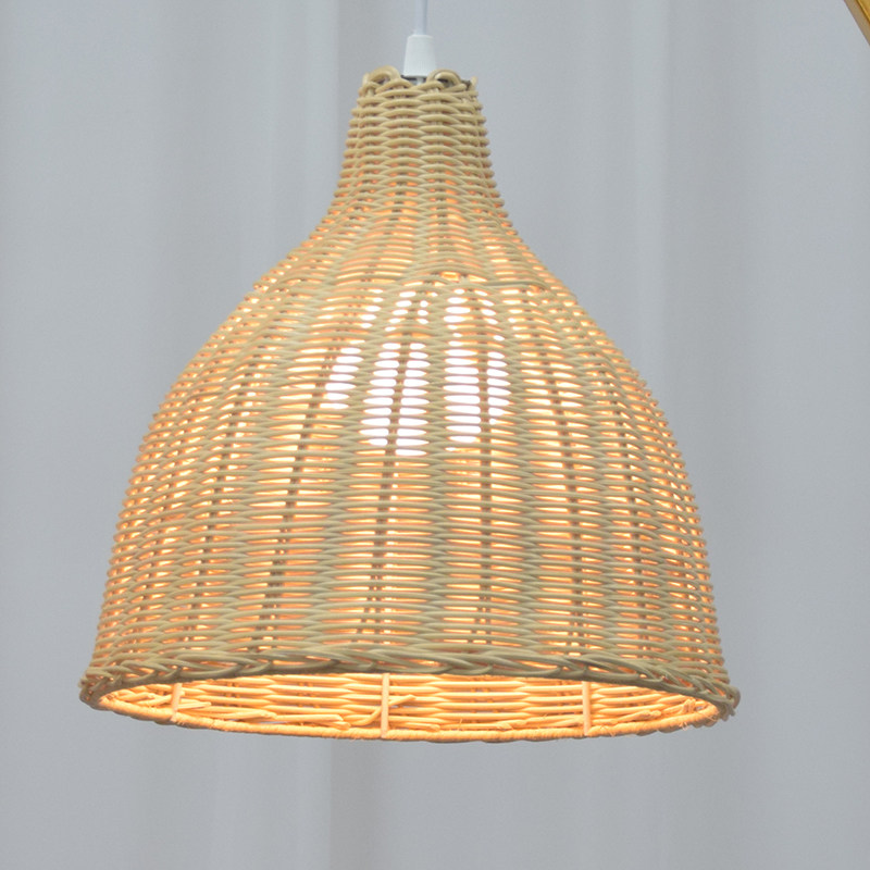 婚庆婚礼道具竹编酒杯藤编路引吊灯户外场地布置装饰森系摆件藤灯