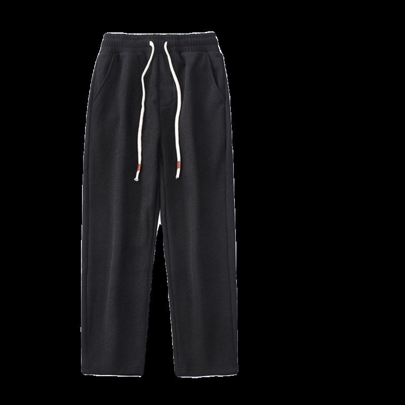 美式450G重磅加绒款/保暖冬季男款休闲直筒长裤垂坠感简约休闲裤,男装,休闲裤,淘宝优惠券,粉丝福利购,淘宝优惠卷