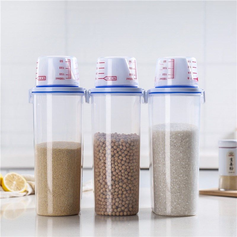 五谷杂粮储物罐大号塑料收纳盒厨房食品收纳盒密封罐家用储米桶,厨房/烹饪用具,密封罐,淘宝优惠券,粉丝福利购,淘宝优惠卷