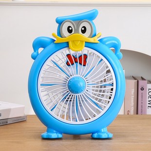学生电风扇插电式 220V小风扇床头办公室卡通可爱静音家用宿舍台扇
