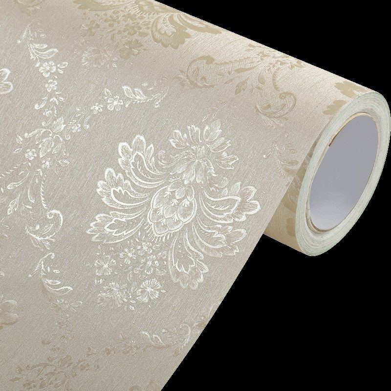 墙纸自粘卧室温馨防水防潮3d立体田园风格家用客厅背景墙壁纸自贴