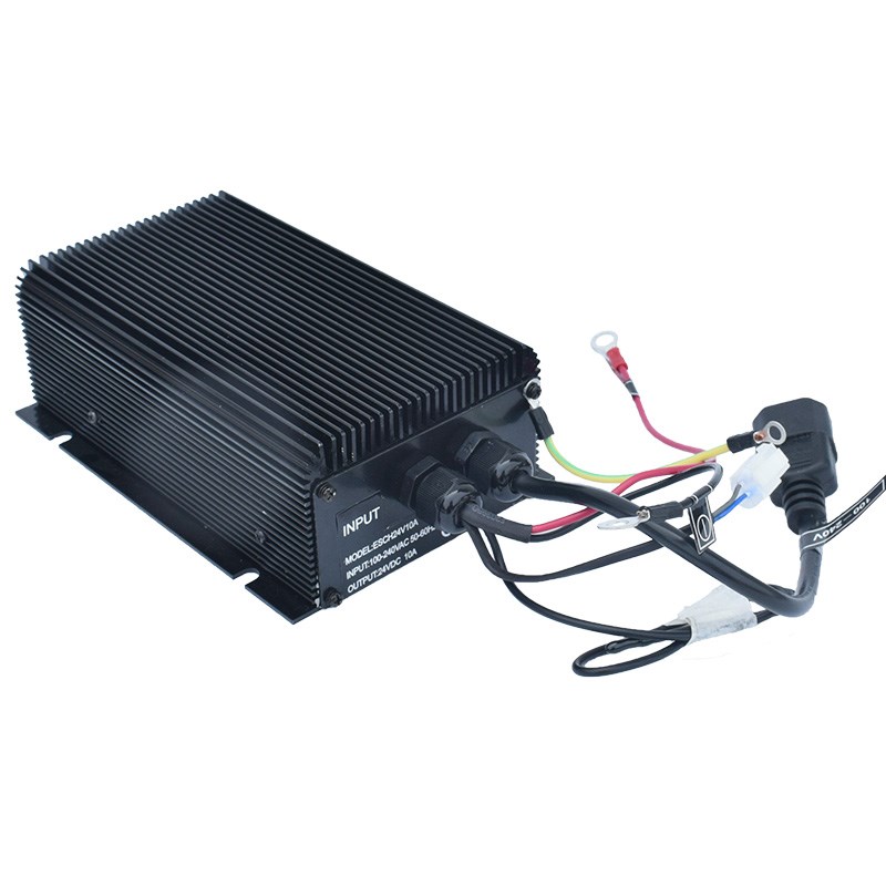 中力2代小金刚电动搬运车充电器24V/10A内置车载铅酸电池充电机