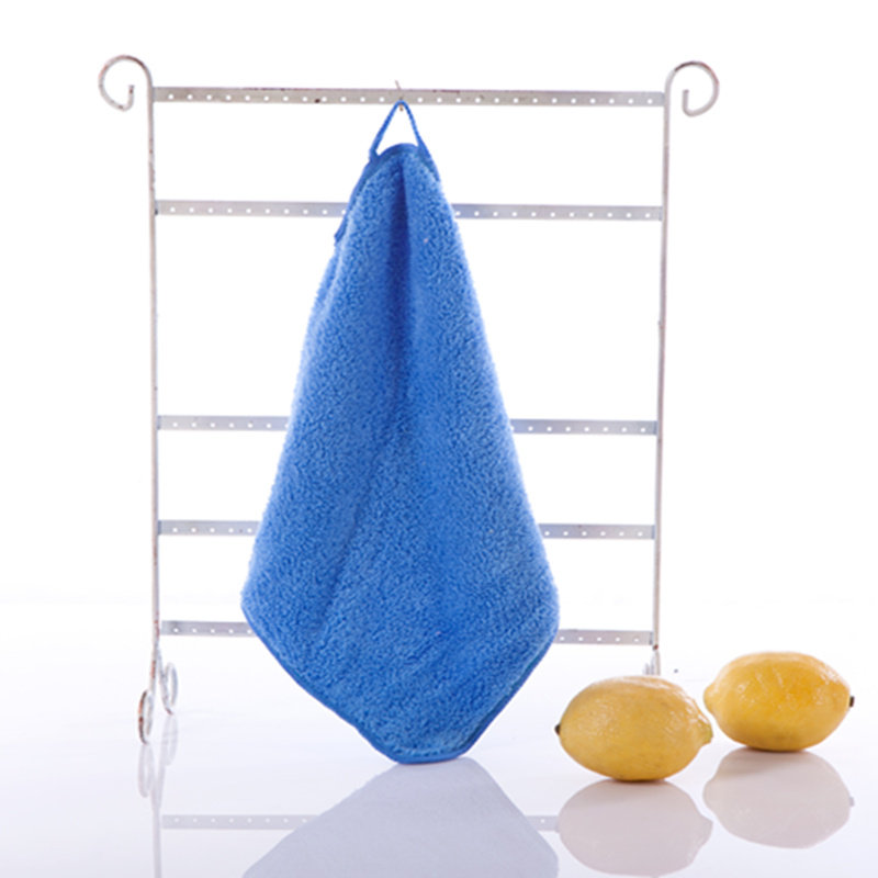 五条装珊瑚绒挂式小毛巾幼儿园方巾儿童洗脸巾家用柔软吸水擦手巾