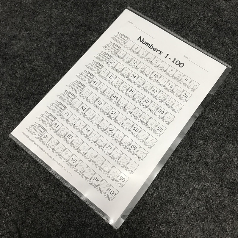 文件套a4单片夹单页透明资料文件袋三边封口防水插页文件保护套袋