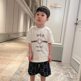 儿童亲子装一家三口夏季t恤母女装男女童短袖夏装兄妹父子装衣服