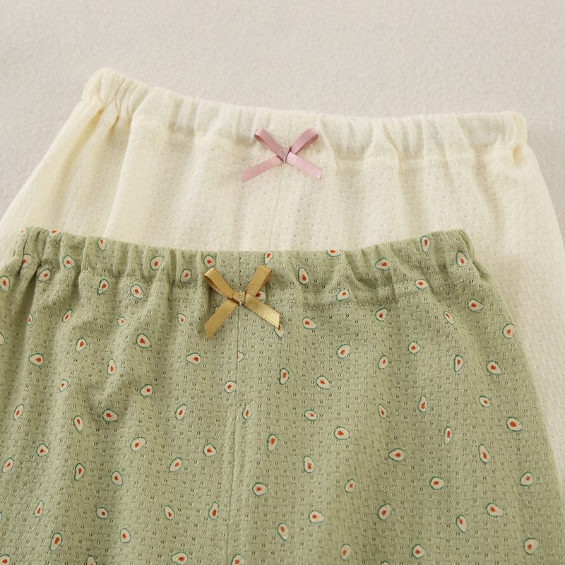 夏季新款女童花苞短裤纯棉透气宝宝打底裤家居裤婴儿空调睡裤A类