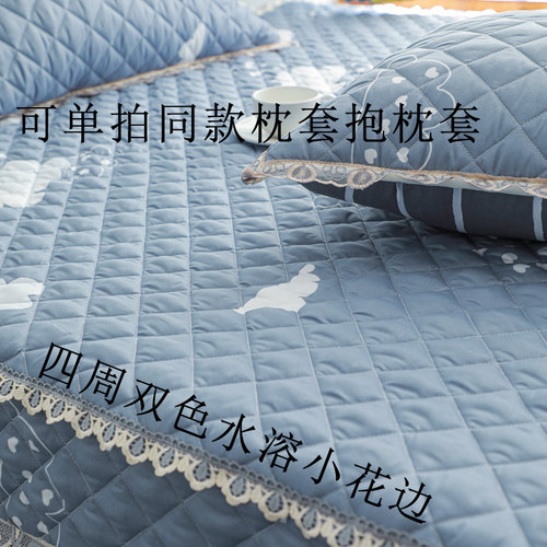 订做榻榻米床盖防滑飘窗垫加厚床单火炕罩套夹棉床裙单双人三件套