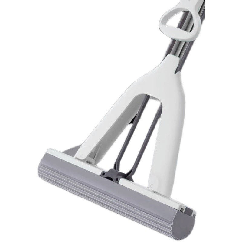 大卫新款M6Plus对折式海绵拖把家用挤水不锈钢免手洗胶棉拖布墩布