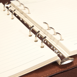 A5商务记事本6孔-A69孔-B5 A4活页笔记本道林纸横线替换内芯内页